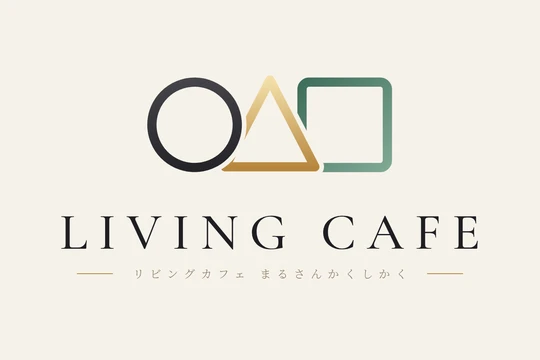 LIVING CAFE ○△□（リビングカフェ）のロゴ