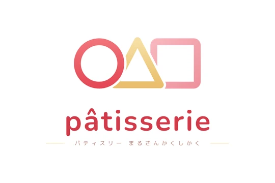 pâtisserie ○△□（パティスリー）のロゴ